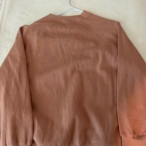 coral oversized sweatshirt